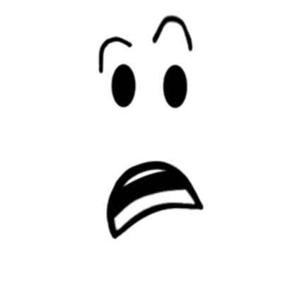 Screaming face Roblox decal