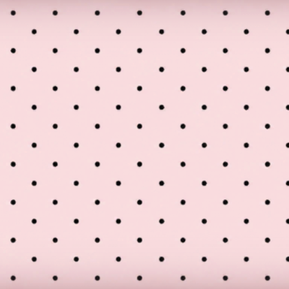 Black Lace Border Pink Polka Dots Background