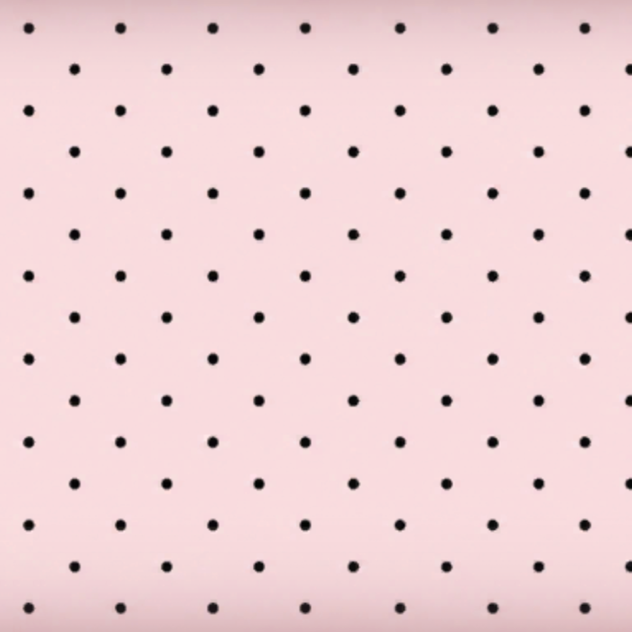 Black Lace Border Pink Polka Dots Background