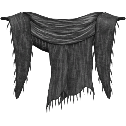 1.0 grey distressed grunge gothic emo scarf Roblox item