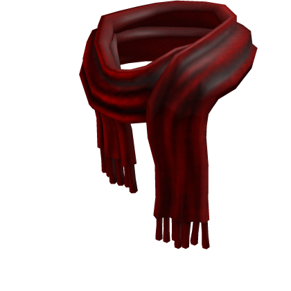 Roblox Item Crimson Winter Scarf