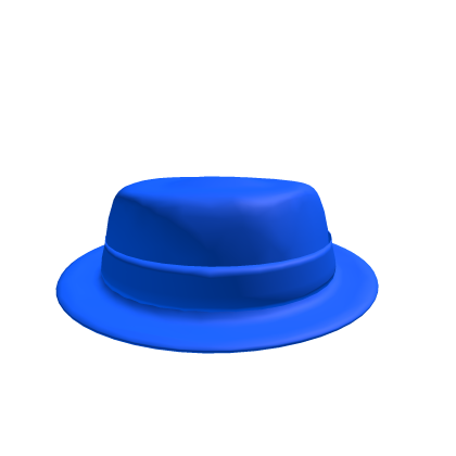 Blue Neon Fedora