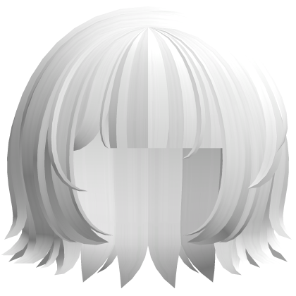 🐾 soft cutesy short hair mlp wispy white Roblox item