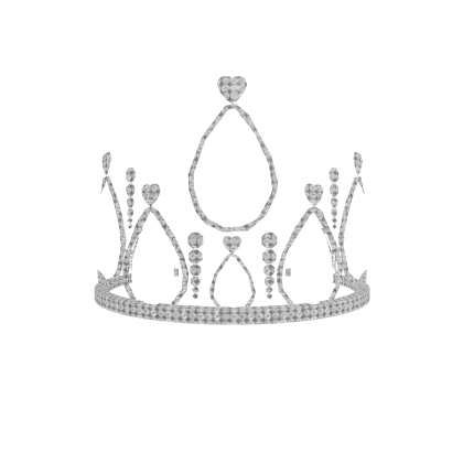 Glowing White Gemstone Tiara 