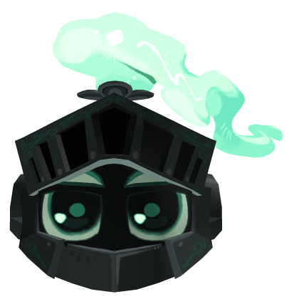 Haunted Brave Knight Head ; DW 