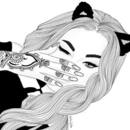 girl drawing Roblox decal