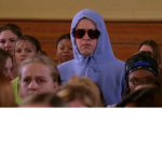 She doesn't even go here.