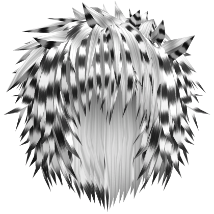 Snow Leopard Messy Anime Spiky Emo Hair  Roblox item