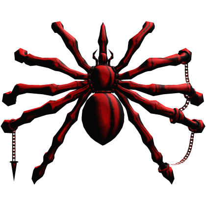 Red Spider Mask | Arachnid Goth Chains Spikes Roblox item