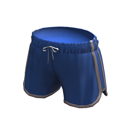 BB Athletic Loose Gym Drawstring Shorts Blue