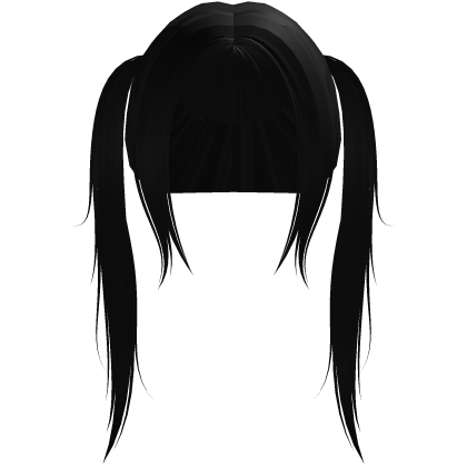 🖤ノ gothic vampire emo wispy pigtails black Roblox item