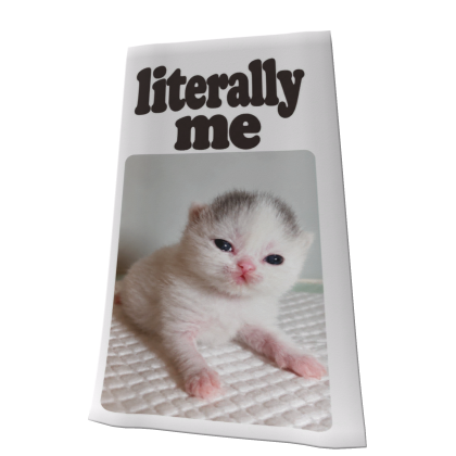 Literally Me White Cape