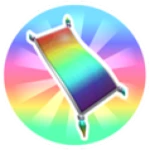 Rainbow FLYING Magic Carpet