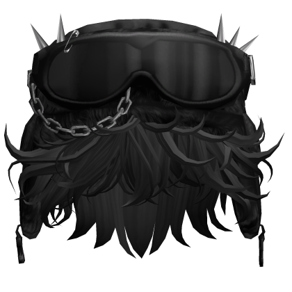 Wispy Boy Black Hair W/ Ushanka Roblox item