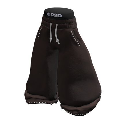 SUPER Baggy Sagged Brown Drawstring Sweatpants