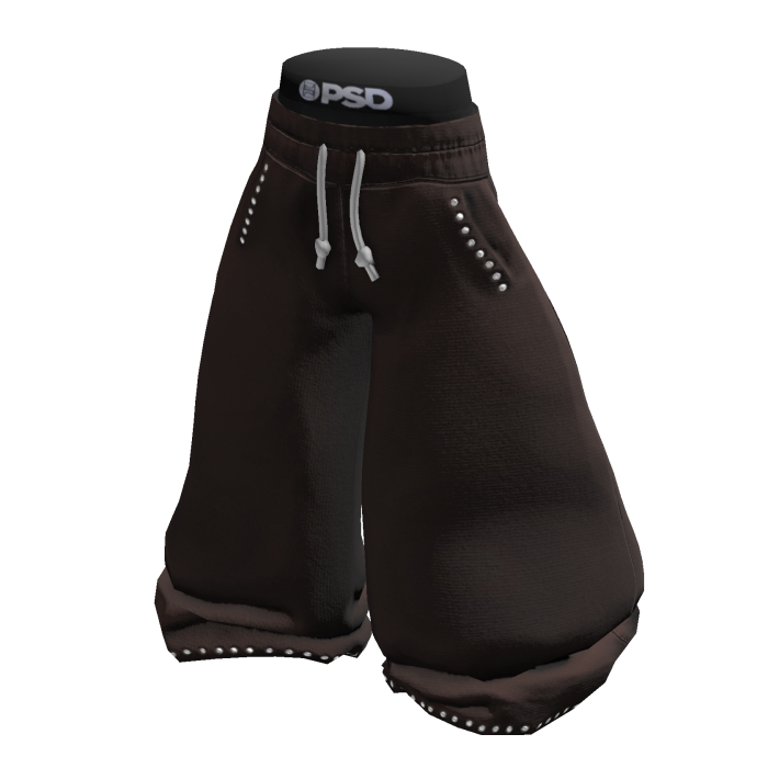 SUPER Baggy Sagged Brown Drawstring Sweatpants