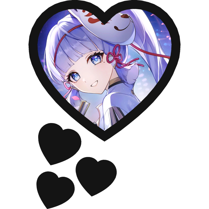 Kamisato Ayaka Thinking Hearts Genshin Impact