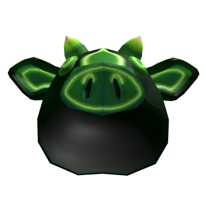 Neon Green Cow Hood