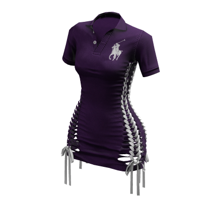Braided Cutout Polo Dress (Bieber)