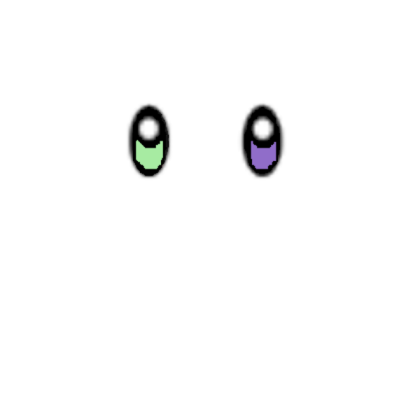 green/purple eyes Roblox decal