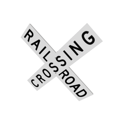 Crossbuck sign