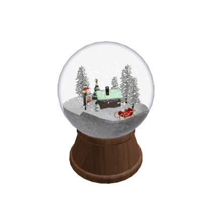 Free snow globe - christmas decorations