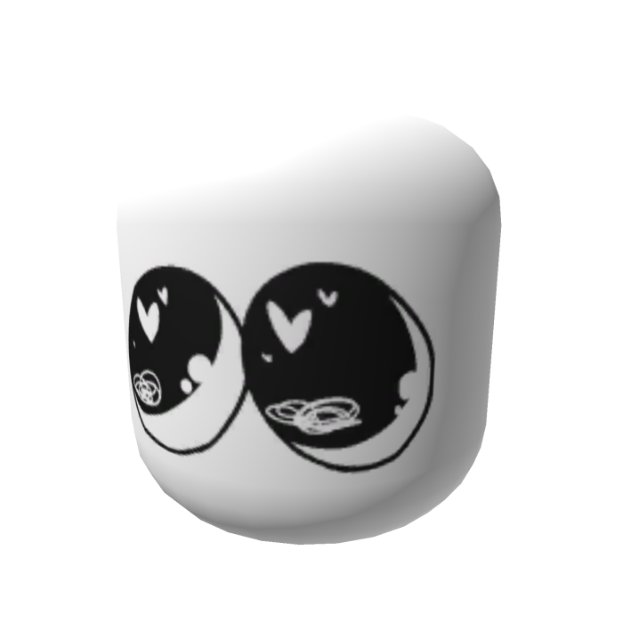 Doodled Mask - A Little Shy