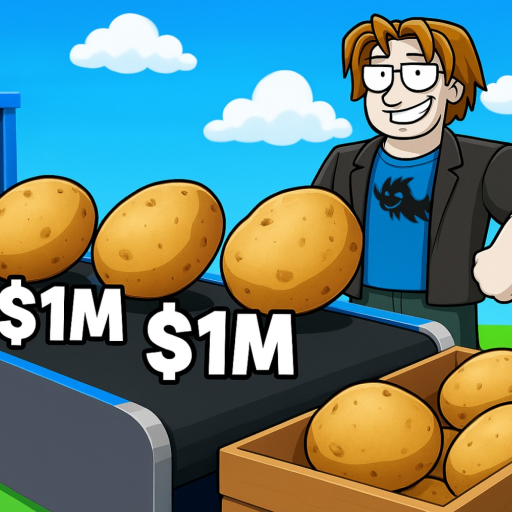 Potatoes Tycoon 🥔 official Roblox game thumbnail