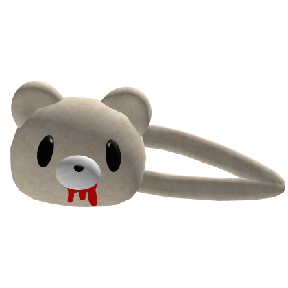 ♥ monster plushie bear hair clip blonde Roblox item