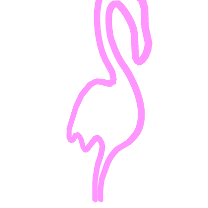 🌃 Flamingo neon sign Lights Obby