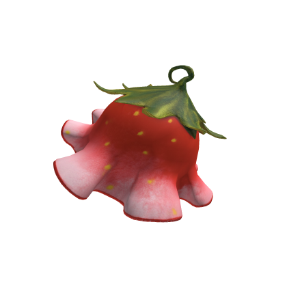 🍓 Strawberry Bell Flower Cottagecore Hat
