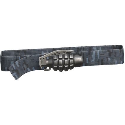 Y2k Grunge Grenade Belt Gray Camo 1.0 Roblox item
