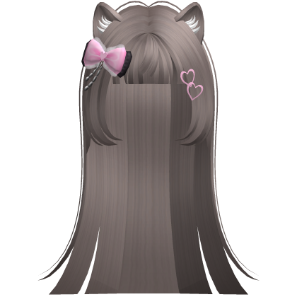 Ash Blonde Cute Moe Kitty Cat Hair