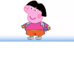Peppa pig-Dora the explorer