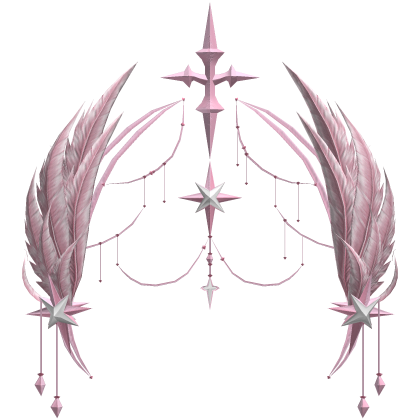 ☁️Celestial Angel Feather Halo Cute White Pink