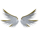 Golden Gilded Celestial Wings