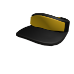 Black-Yellow Visor Hat