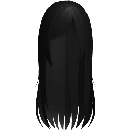 long gothic horror protagonist side hair black Roblox item