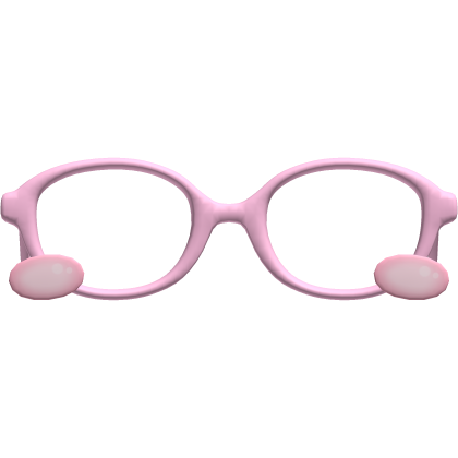  ♡ ꒰ blushing oversized pink kawaii glasses ꒱ ♡