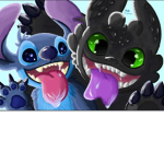 Toothless and Stitch Loves