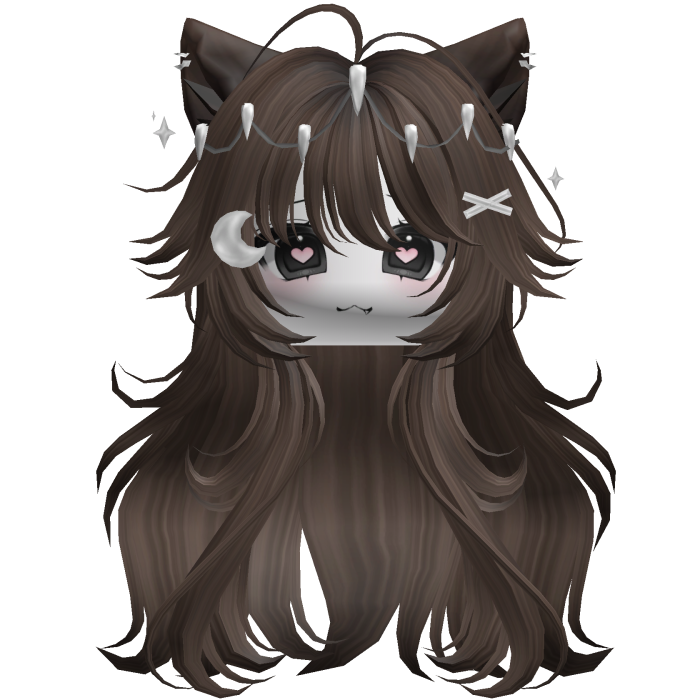 Super Fluffy Anime Werewolf w/ Face (Brown)