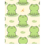 Sleepy aesthetic frogs