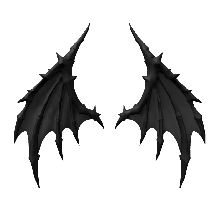 Black Demon Wings Shadow Reaper