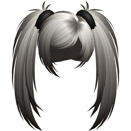 dirty thick messy scene tied pigtails Roblox item