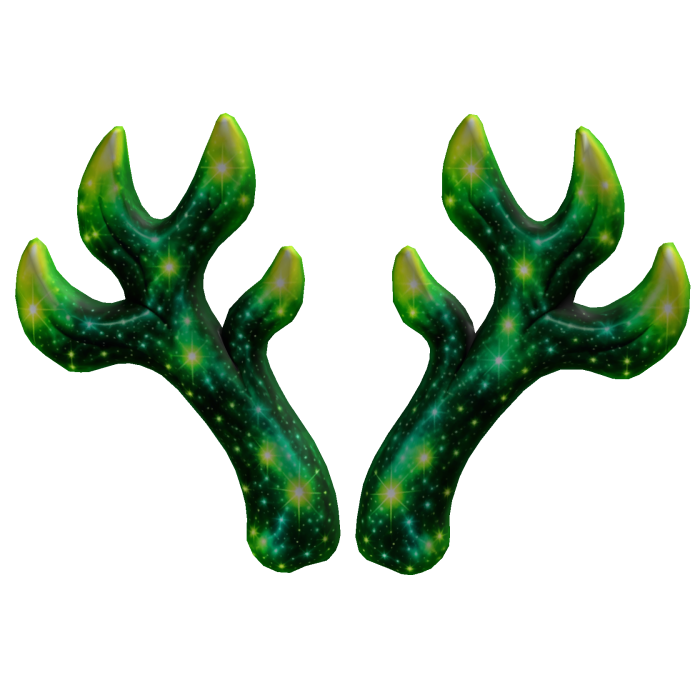 Emerald Galaxy Monster Antlers