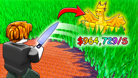 Script Mow Blade Trim Lawn Field - Cut Grass for Brainrots script preview