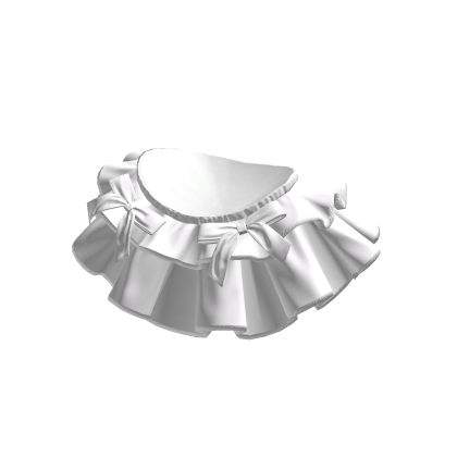 Skirt White Velvet Bows Layered Ruffle Mini Chic Roblox catalog item
