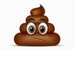poop face head head