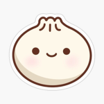 fan group of dumplings