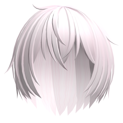 pink layered fluffy moe anime boy hair emo Roblox item